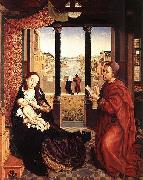 Rogier van der Weyden St Luke Drawing the Portrait of the Madonna oil